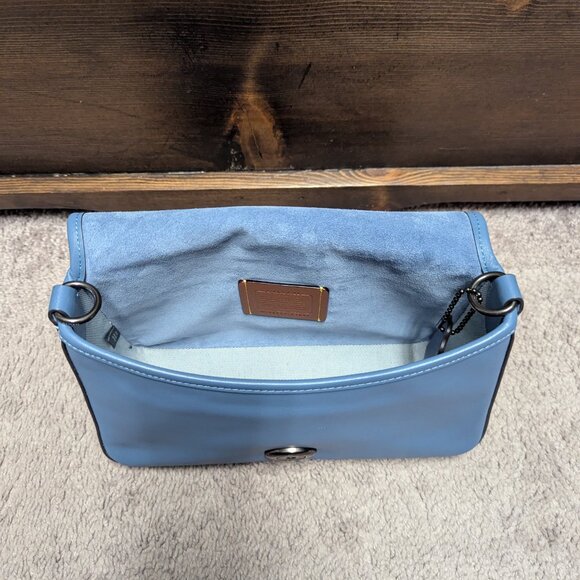 Coach Soft Tabby Shoulder Bag in Chambray - Picture 3 of 10